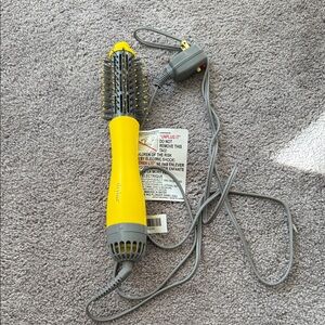 Drybar Yellow and Gray Hair Styling Tool double shot